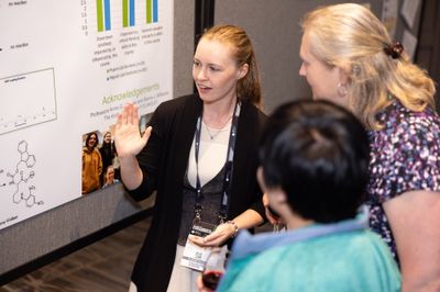 Attendees enjoyed networking and refreshments at the Industry Roundtable Poster Reception